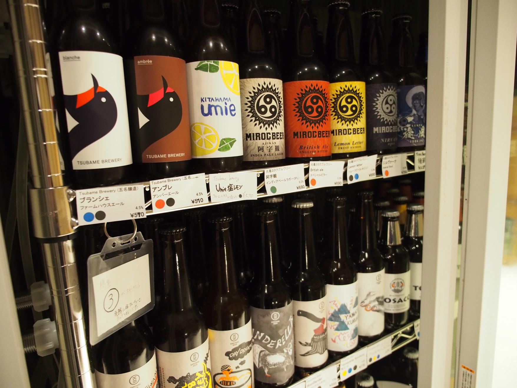 Craft beer from all over Shikoku and more under one roof-3